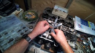 Finish bench adjusting valves