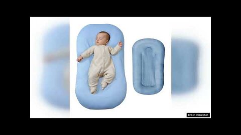 VEVOR Baby Lounger Baby Nest Sleeper for Newborn 100% Cotton Soft Infant Review