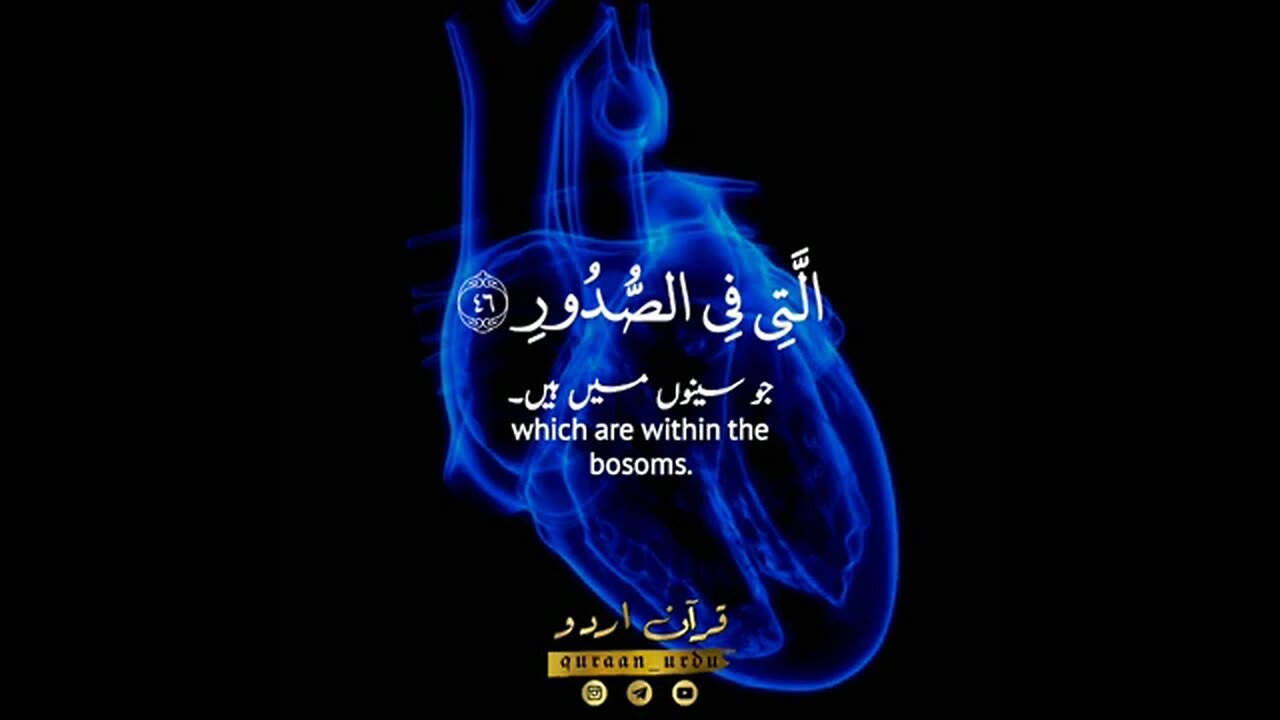 Surah Hajj verse 46 recitation