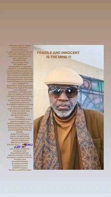 ▪︎FRAGILE AND INNOCENT IS THE MIND ▪︎