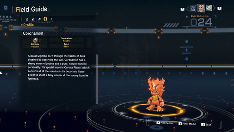 coronamon all digivolution/de-digivolution/profile Digimon Story Time Stranger