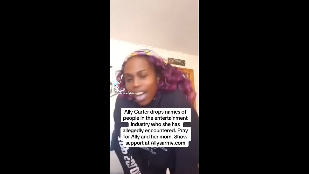 💥 Ally Carter name drops some of the twisted pedophile Hollywood celebs.