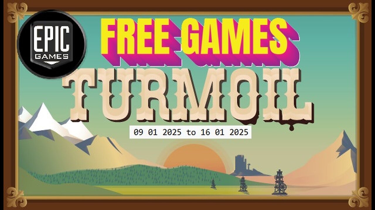 Free Game ! Turmoil ! Epic Games! 09 01 2025 to 16 01 2025