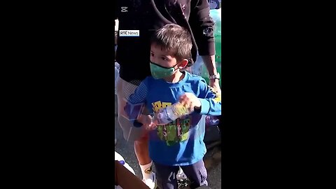 Meet the six year- old boy helping out at a wildfire donation centre in Los Angeles.