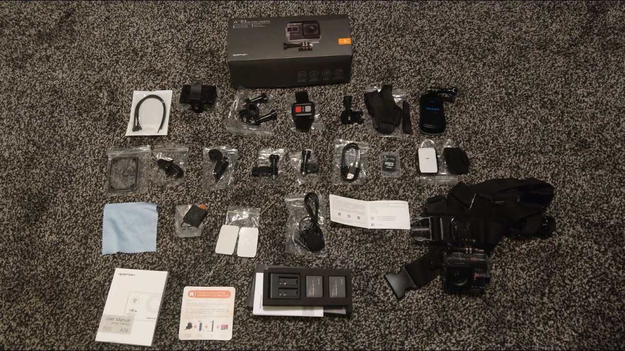 APEMAN A79 4K ACTION CAMERA 🎥 GETS THE ACTION AND GETS THE PICTURE WITH THE 20 MEGAPIXEL CAMERA 📷 😜👍