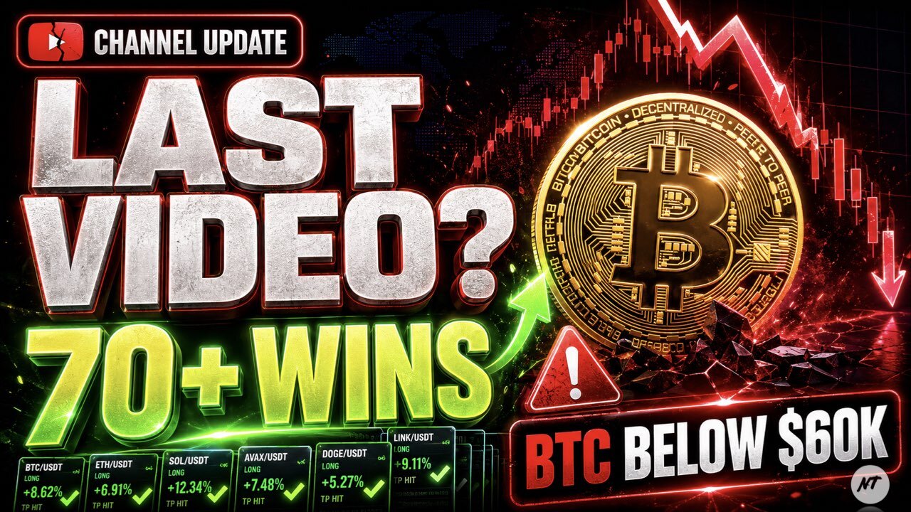 Is This My Last Video? 70+ Winning Trades & Bitcoin Crashes Below $60K 🚨