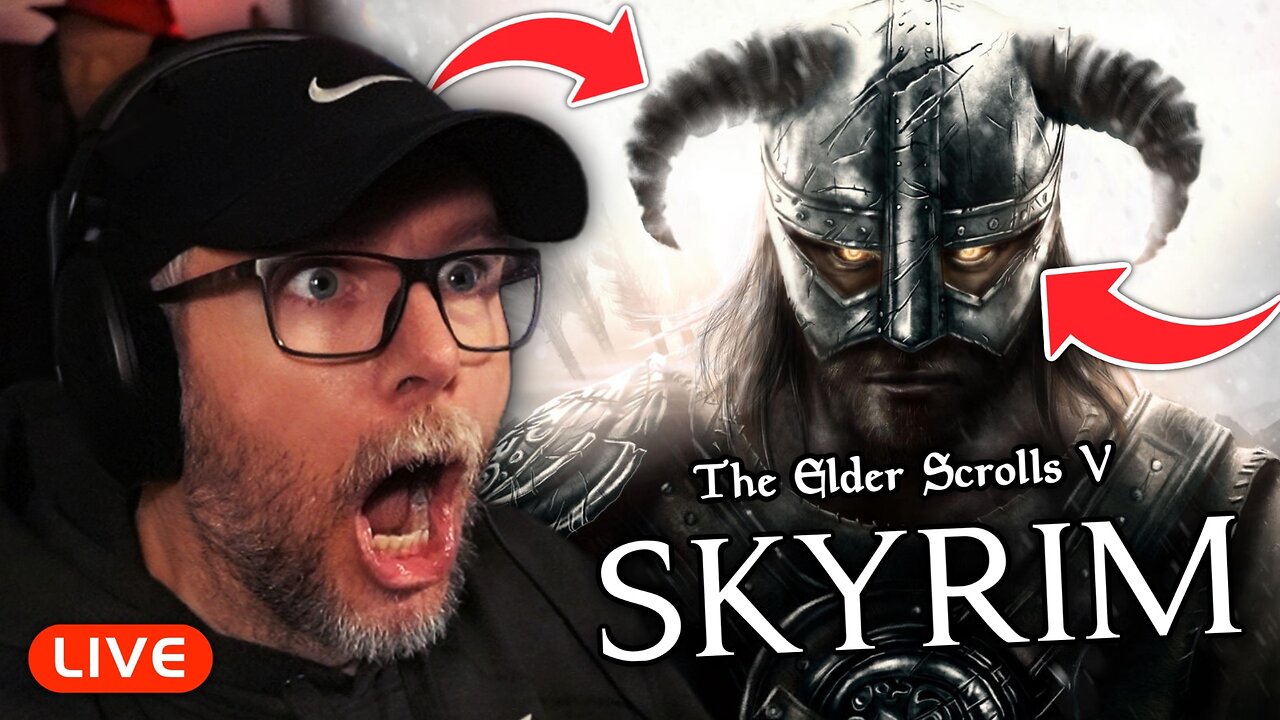 🔴LIVE - SILVERFOX FINALLY PLAYS SKYRIM AGAIN