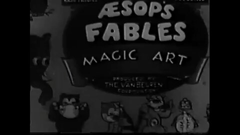 Magic Art | 1932 Aesop’s Fables Cartoon
