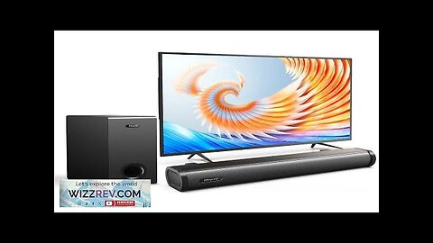 Hiwill D21 180W Dolby 2.1 Surround Sound System bluetooth Soundbar with 5.25'' Review