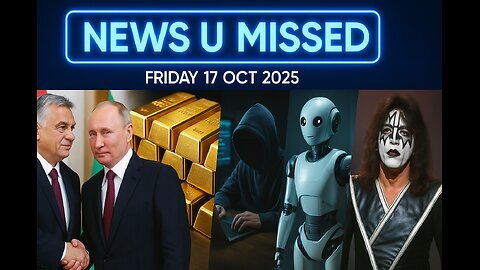 NEWS U MISSED WITH DREW DEMI FRIDAY 17TH OCTOBER 2025