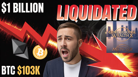 $1 Billion LIQUIDATED While You Slept | Bitcoin Crashes to $103K | Crypto Market Bloodbath