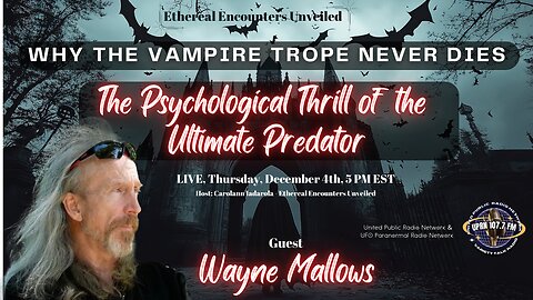 Why The Vampire Trope Never Dies: The Psychological Thrill of The Ultimate Predator - Wayne Mallows