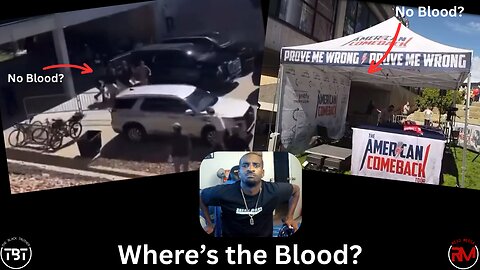 Why we see no blood trails from the Charlie Kirk incident?