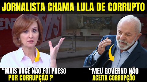 VERGONHA! LULA DIZ QUE SEU GOVERNO COMBATE A CORRUPÇÃO E É DESMENTIDO AO VIVO POR JORNALISTA