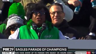 Philly Mayor Cherelle Parker Is NOT Feeling The Brotherly Love As She's Booed At Super Bowl Parade