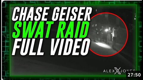 Watch SWAT Team Raid Infowars Host Chase Geiser's Home At 1AM