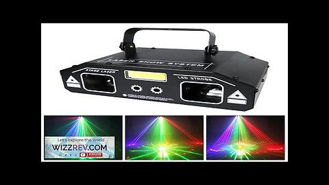 New 5 in 1 RGB Laser Lights Show System Stage Disco Party Review