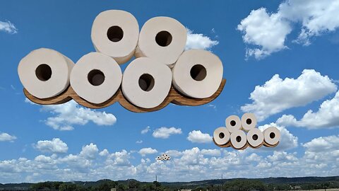 Toilet Paper Clouds...My Wife Will Love It!