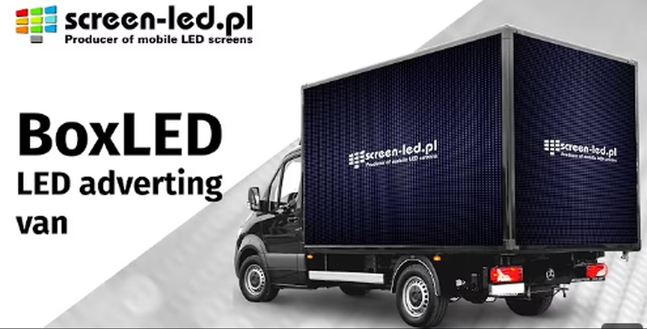 LED mobile advertising van - LED truck