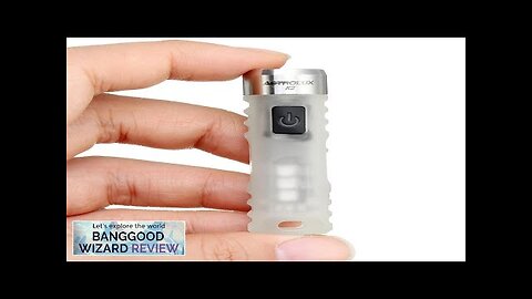 Astrolux® K2 SST20 300LM TIR EDC Keychain Flashlight Type-C USB Rechargeable Mini Review