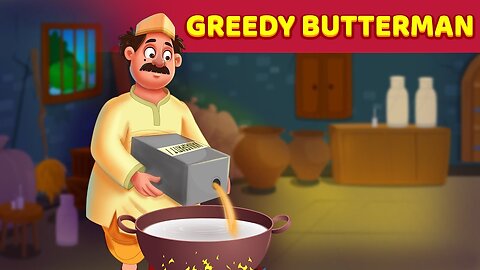 Greedy Butter-Man | English Moral Story |