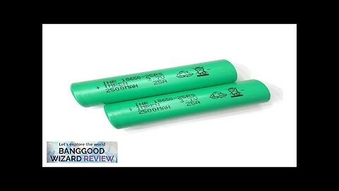 USA Direct 10/20/40Pcs IMREN 25RS 25A High Power 18650 Battery 2500mah 3.7V Review