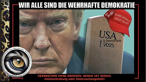 Donald Trump ein Verbrecher ohne Grenzen: AMTSENTHEBUNG ODER UNTERSUCHUNGSHAFT!
