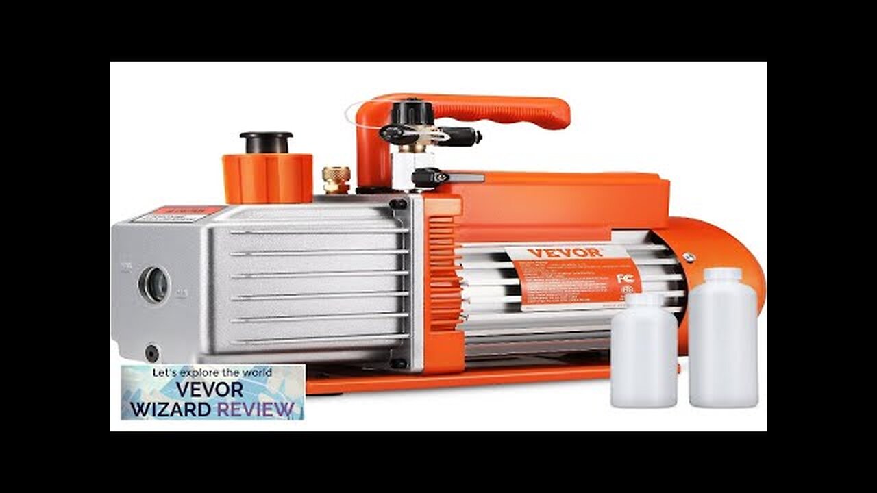 VEVOR 5 CFM Vacuum Pump Air Conditioning Vacuum Pump 2 Stage Rotary Review