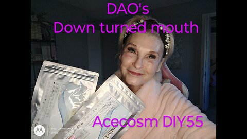 Down turned mouth DAO's Threads Acecosm DIY55 Aging face over 60