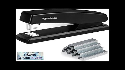 Amazon Basics Stapler with 1000 Staples Office Stapler 25 Sheet Capacity Non-Slip Review