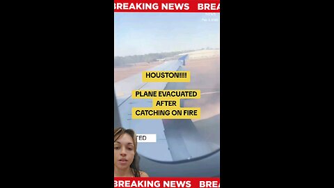 HOUSTON: PLANE EVACUATED AFTER CATCHING ON #missile #houston #losangeles #vegas