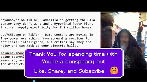 Data Centers will be everywhere making noise, using treated water, using up power, all for AI