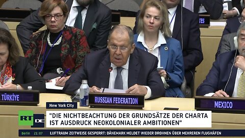 Lawrow bei UN-Generalversammlung: Scharfe Kritik an EU und NATO