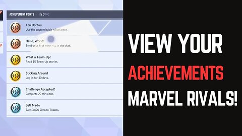 How to See Achievements in Marvel Rivals: Quick Guide!