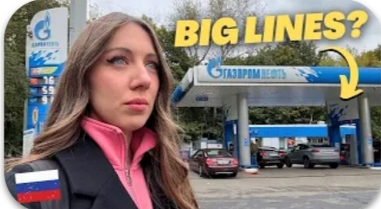 Visiting in Russian gas station