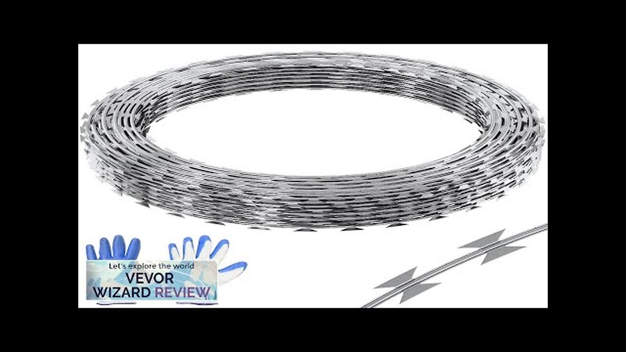 VEVOR Razor Wires 246 ft Razor Barbed Wire 5 Rolls Razor Wire Review