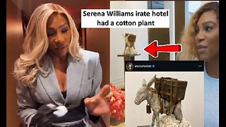 Serena Williams irate over cotton decoration at hotel, but she had cotton art in her house years ago