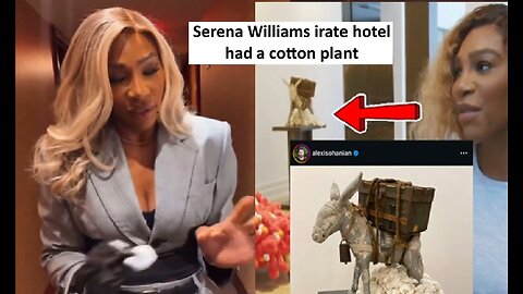 Serena Williams irate over cotton decoration at hotel, but she had cotton art in her house years ago 