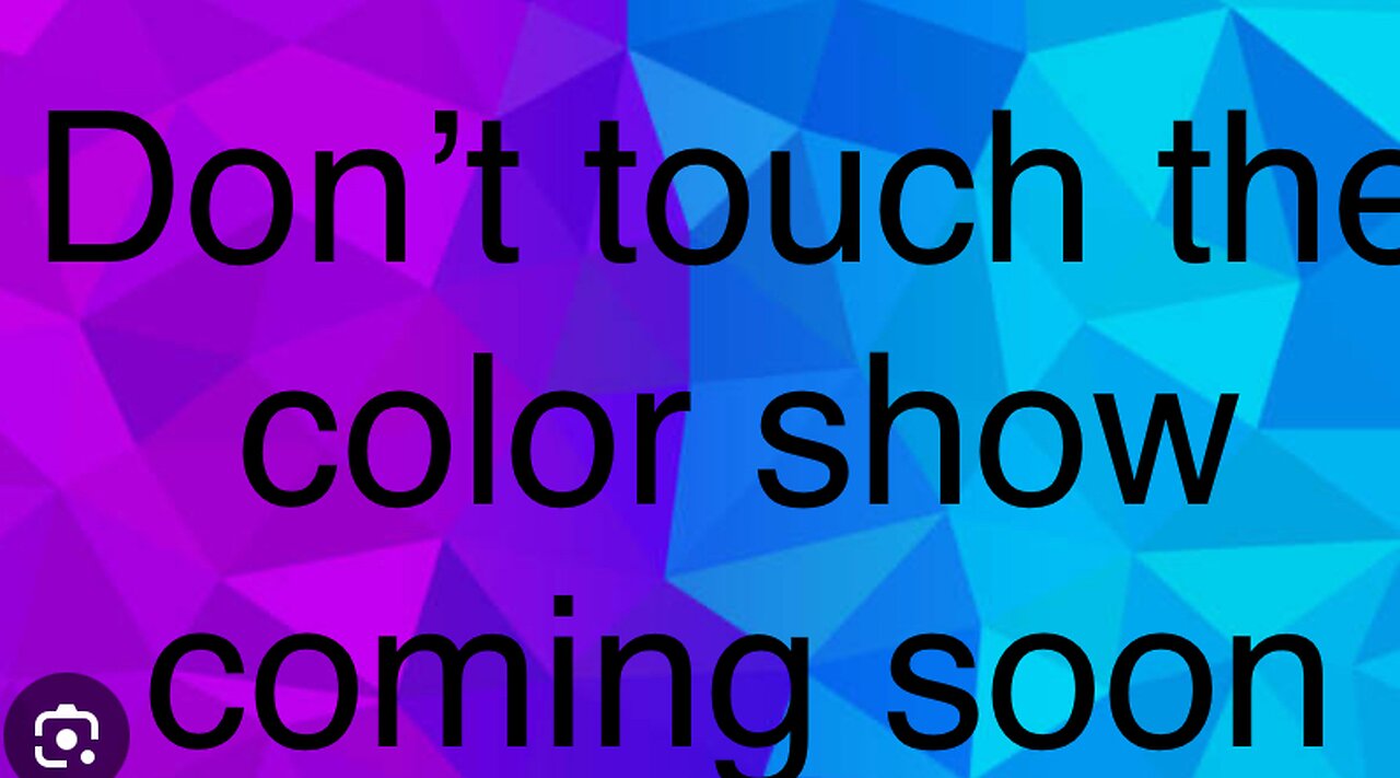 Don’t touch the color show coming soon!!!
