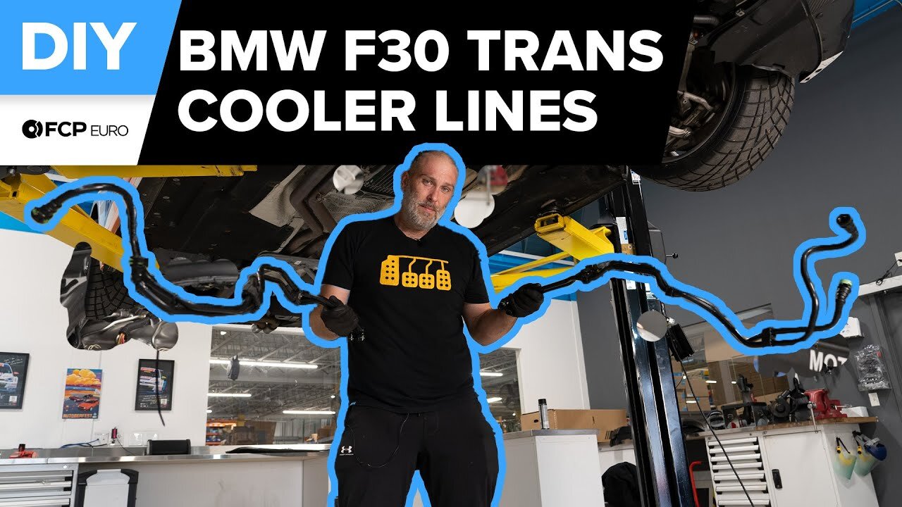 BMW 328i Transmission Cooler Line Replacement DIY (2012-2018 BMW F30 335i, 320i, F32 428i, F22 228i)