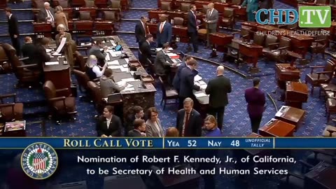 Robert F Kennedy Jr Confirmed as Secretary of Health and Human Services