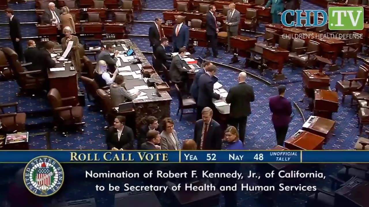 Robert F Kennedy Jr Confirmed as Secretary of Health and Human Services
