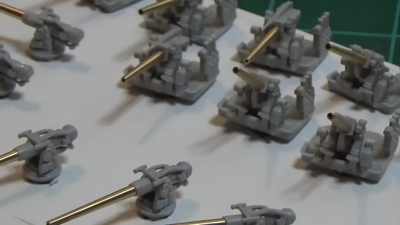 USS Arizona by Trumpeter 1/200 Scale Build Video 2