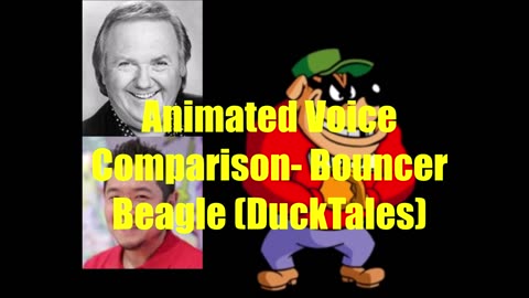 Animated Voice Comparison- Bouncer Beagle (DuckTales)