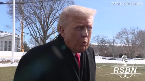 WATCH: President Trump Speaks to the Press on His Way to Clive, Iowa - 01/27/26