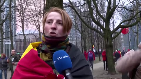 Thousands of Belgians take to the streets over pension reforms