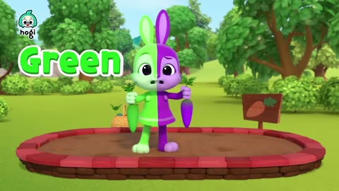 Learn Colors with Carrot Catching Game｜15 min｜Learn Colors for Kids _ Compilation _ Hogi _ Pinkfong