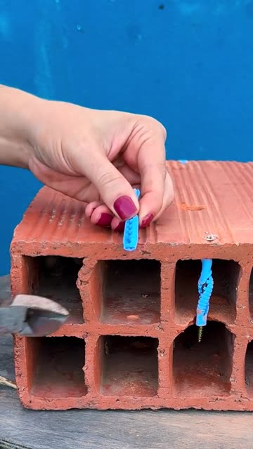Brick anchors done right 💪🧱
