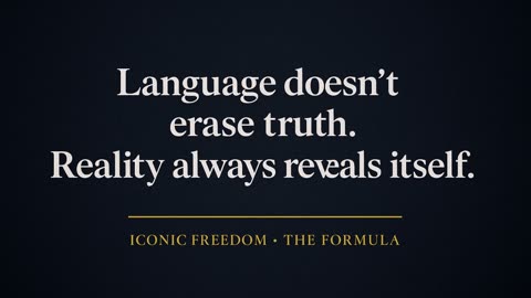 🎙️Iconic Freedom The Formula - Episode 40 — Forensics of Language Manipulation