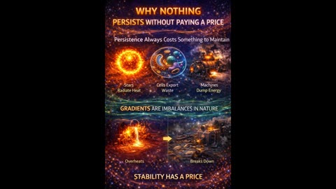 Why Nothing Persists Without Paying a Price